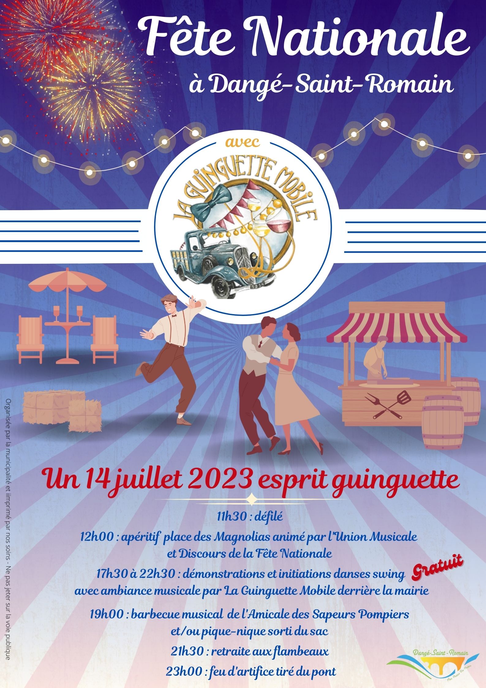 Feu D artifice L union 2023 14 JUILLET 2023 – MAIRIE – Dange Saint Romain