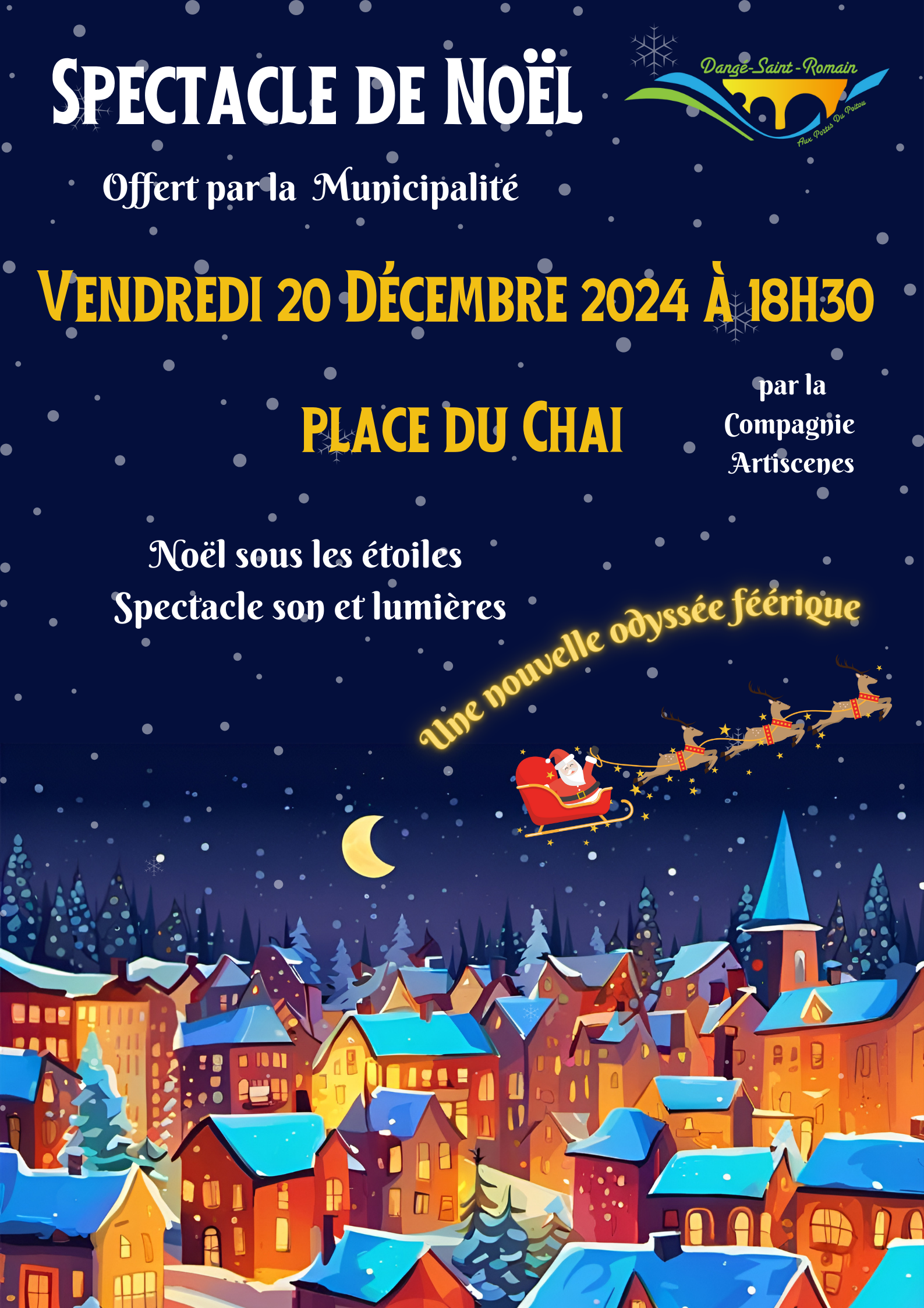 SPECTACLE DE NOËL - LE 20/12 @ Place du Chai